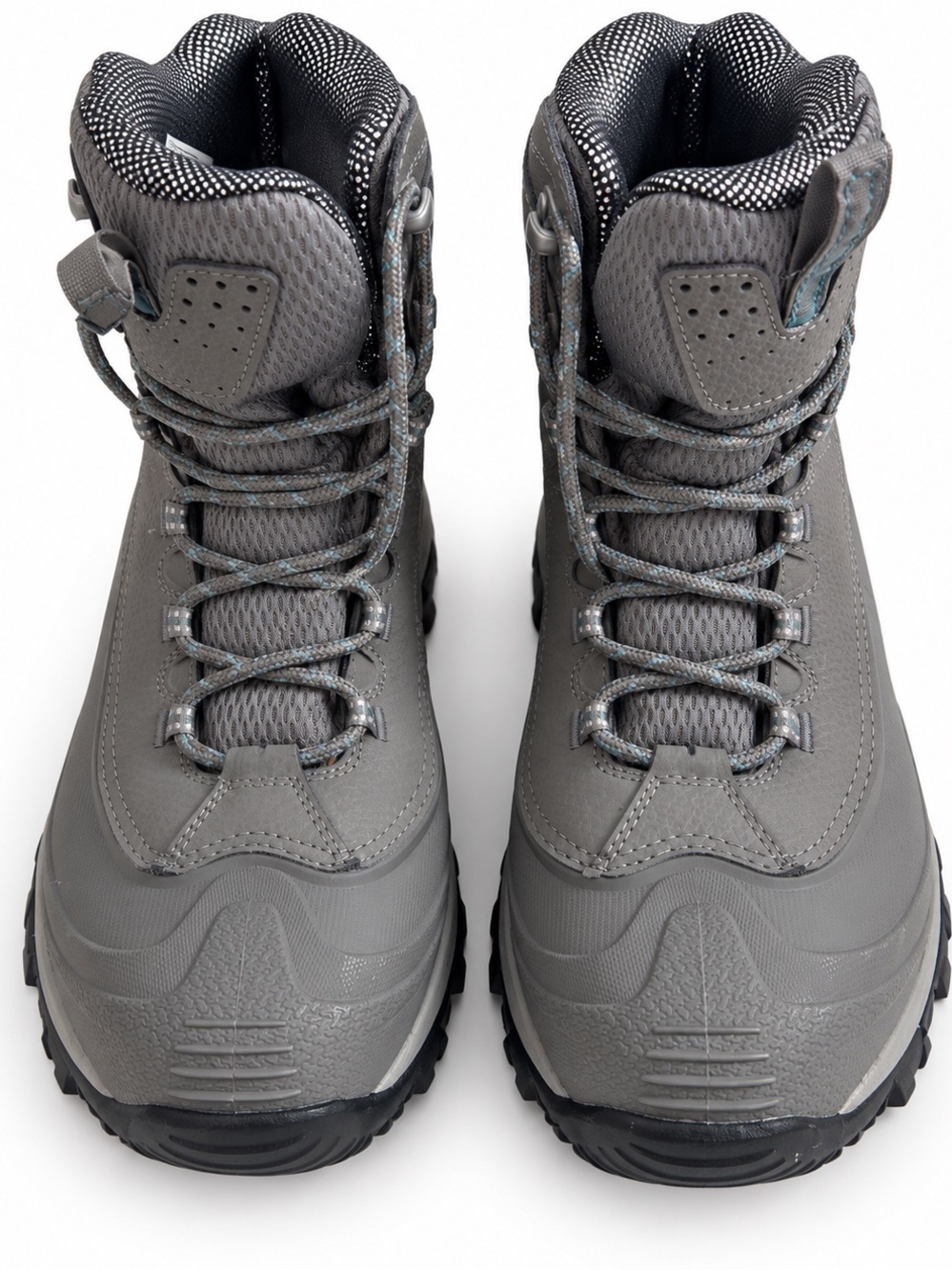 Columbia Gray Waterproof Winter Lace-Up Boots